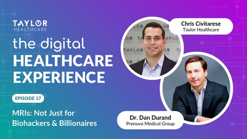 Featured image for article: The Digital Healthcare Experience - MRI's: Not Just for Biohackers & Billionaires